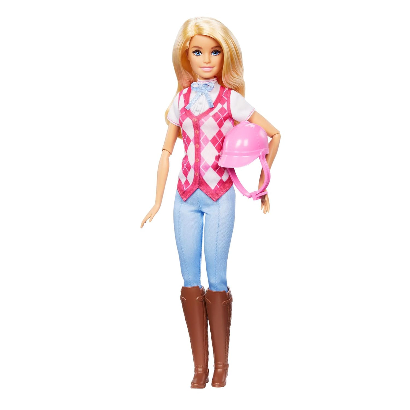 Barbie Malibu Doll with Riding Outfit & Accessories from Barbie Mysteries: The Great Horse Chase – Bendable Joints for Realistic Play – For Kids 3-8 Years | HXJ38