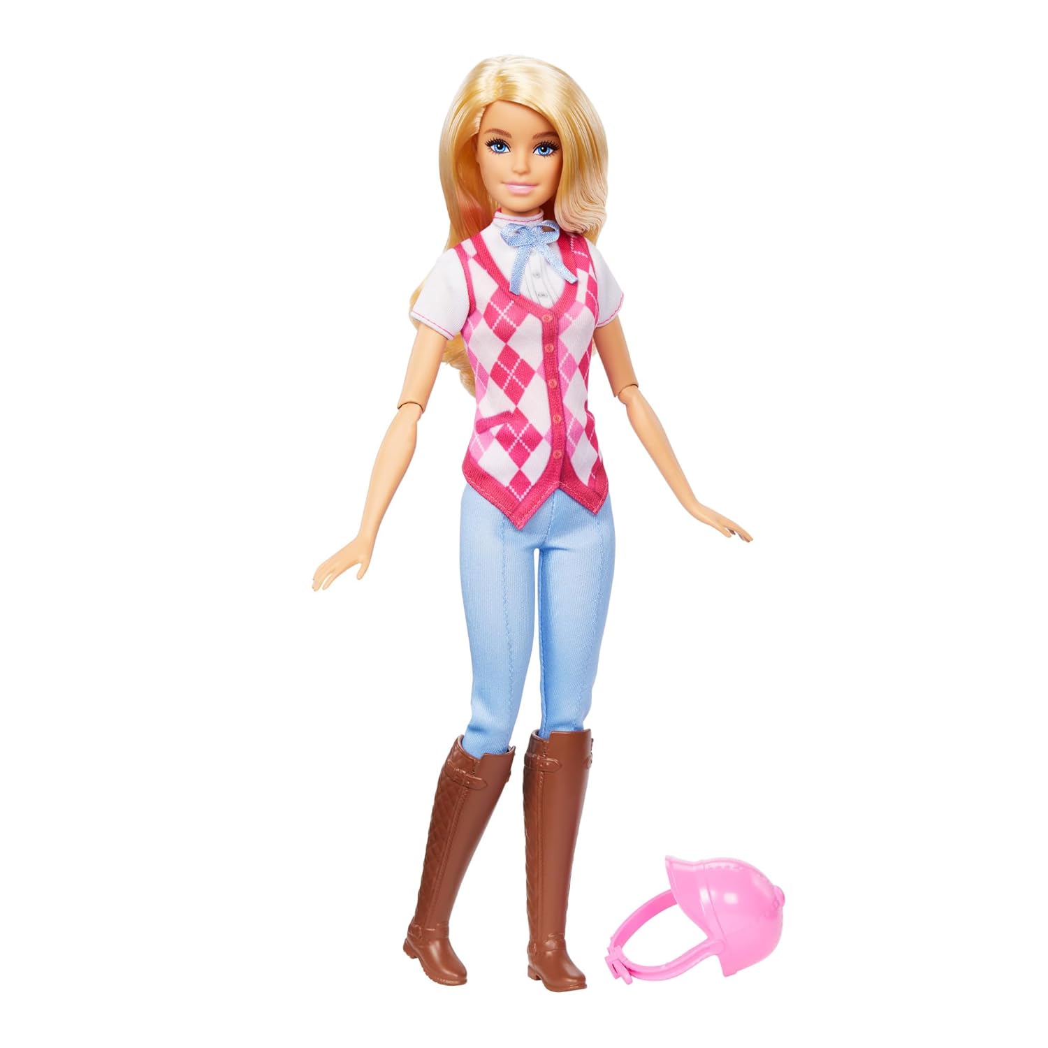 Barbie Malibu Doll with Riding Outfit & Accessories from Barbie Mysteries: The Great Horse Chase – Bendable Joints for Realistic Play – For Kids 3-8 Years | HXJ38