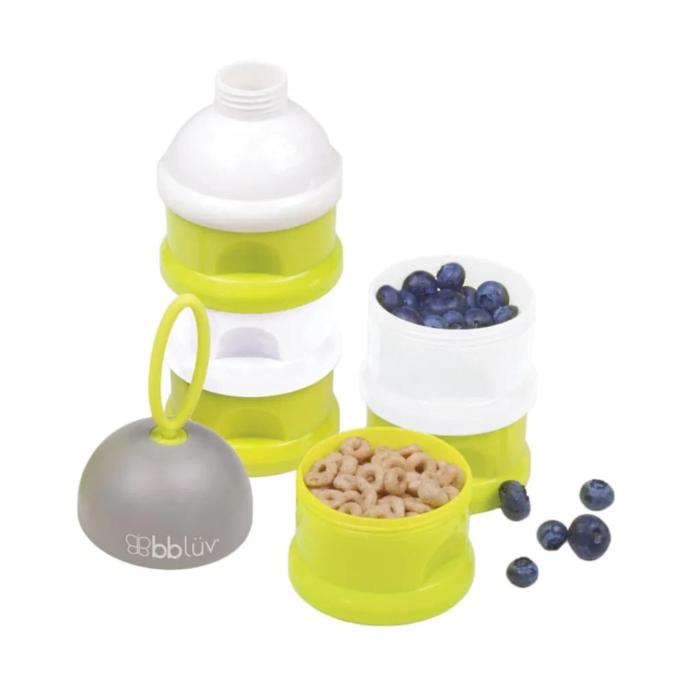 BBLÜV Dose Multipurpose Stackable Containers - 360ml | BPA-Free, Travel-Friendly Food & Formula Storage for Babies and Toddlers