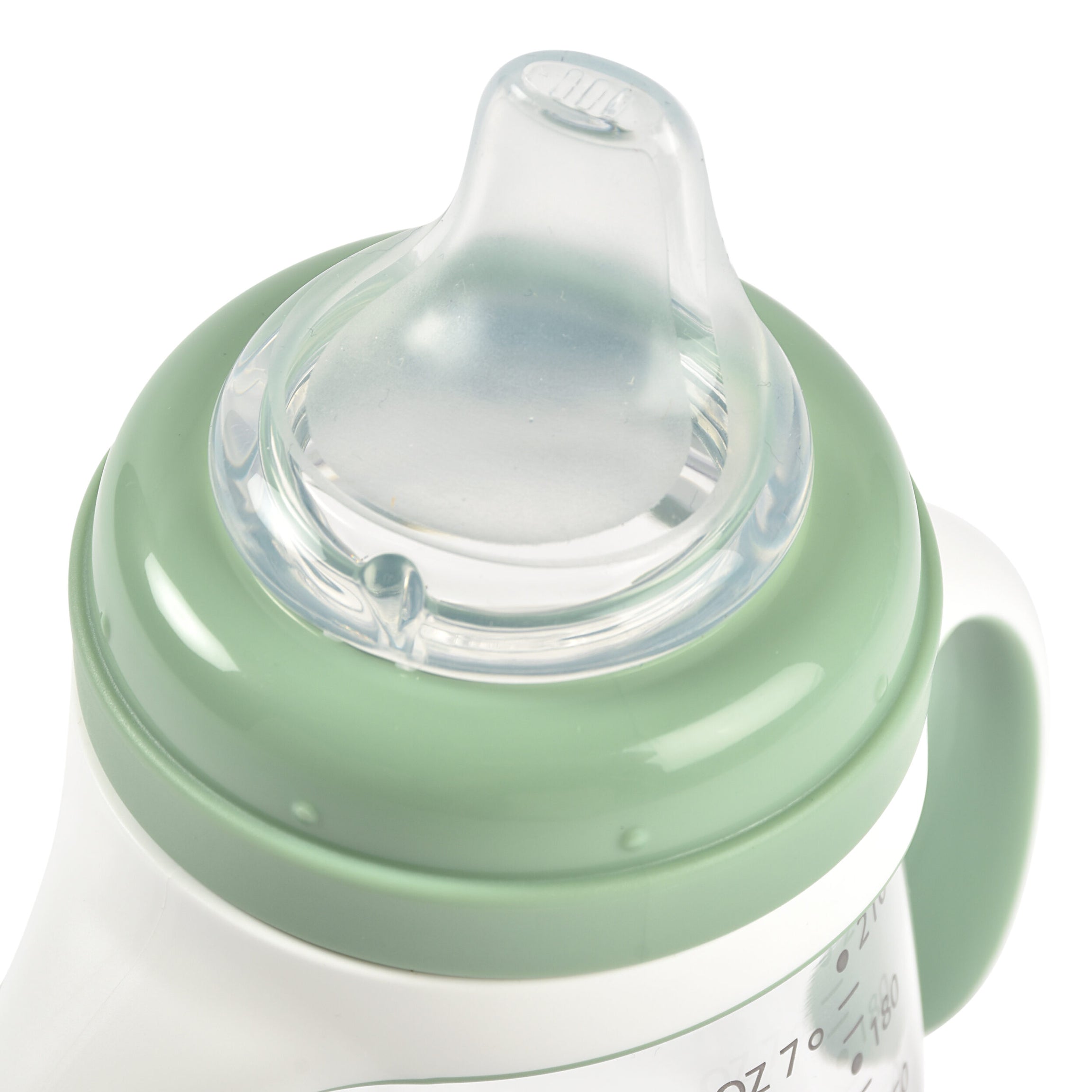Beaba 2-in-1 Learning Bottle 210ml - Transition Bottle with Soft Spout and Handles for Babies | Leak-Proof and BPA-Free Training Bottle