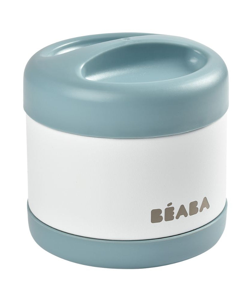 Beaba Thermo-Portion Stainless Steel Vacuum Insulated Food Jar - 500 ml | 4m+ | Keeps Food Warm & Cold