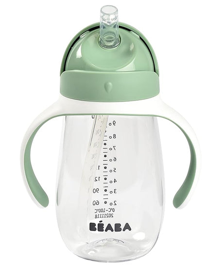 BEABA 2 in 1 Straw Cup & Sippy Cup For 8+ Months toddlers - 300ml