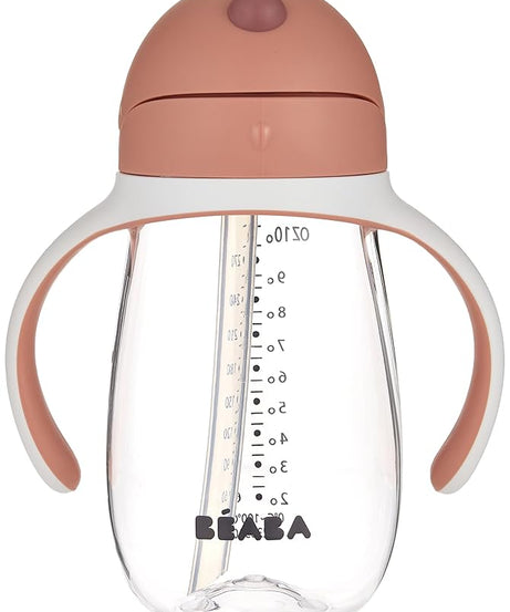 BEABA 2 in 1 Straw Cup & Sippy Cup For 8+ Months toddlers - 300ml