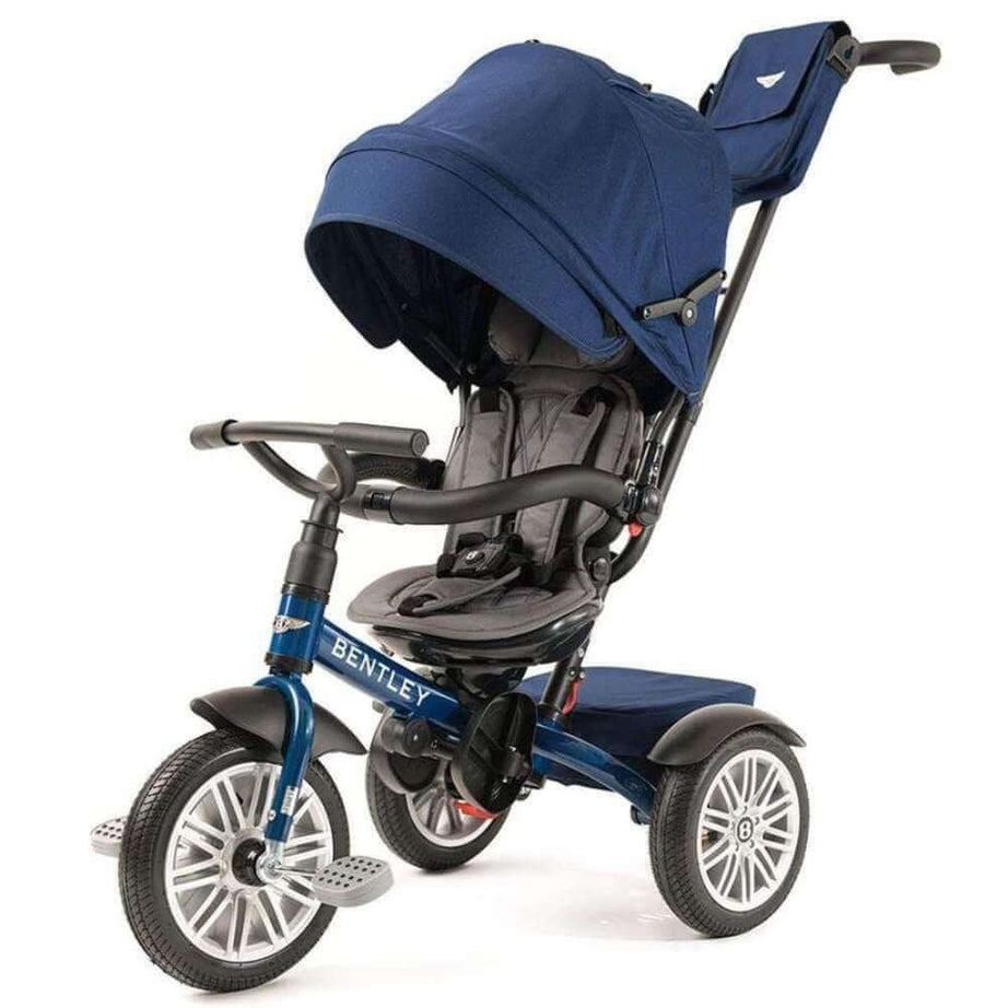 Bentley Mulliner 6-in-1 Convertible Baby Tricycle and Stroller – Luxury Baby Ride with Multiple Modes and Premium Design - MINIMEE KIDS
