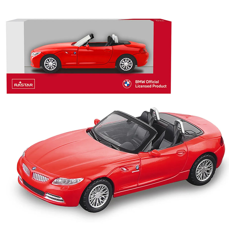 Rastar BMW Z4 1:43 Scale | Official Licensed Die-Cast Model Car | Red & Black Colors | Minimee Kids India