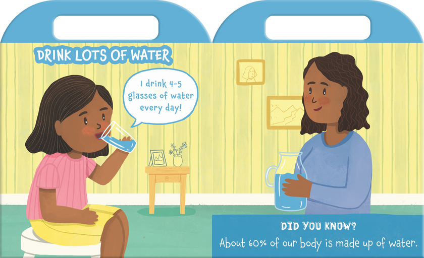My Carry-Along Book of Good Habits – Interactive Toddler Board Book with Built-In Handle for Early Routines, Healthy Habit Building, and Lifelong Well-Being