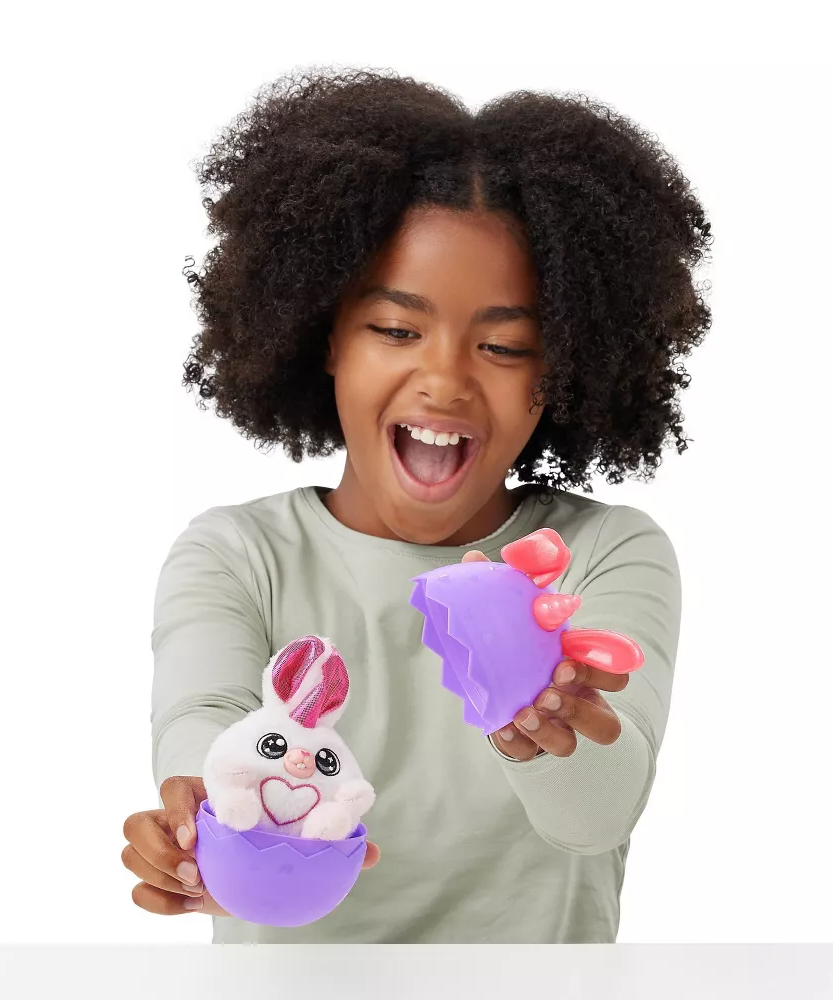 Zuru Rainbocorns Bunnycorn Surprise! - 4 Surprises Inside, Collect All 6 for Ages 3+ | Collectible Plush Pets for Boys & Girls