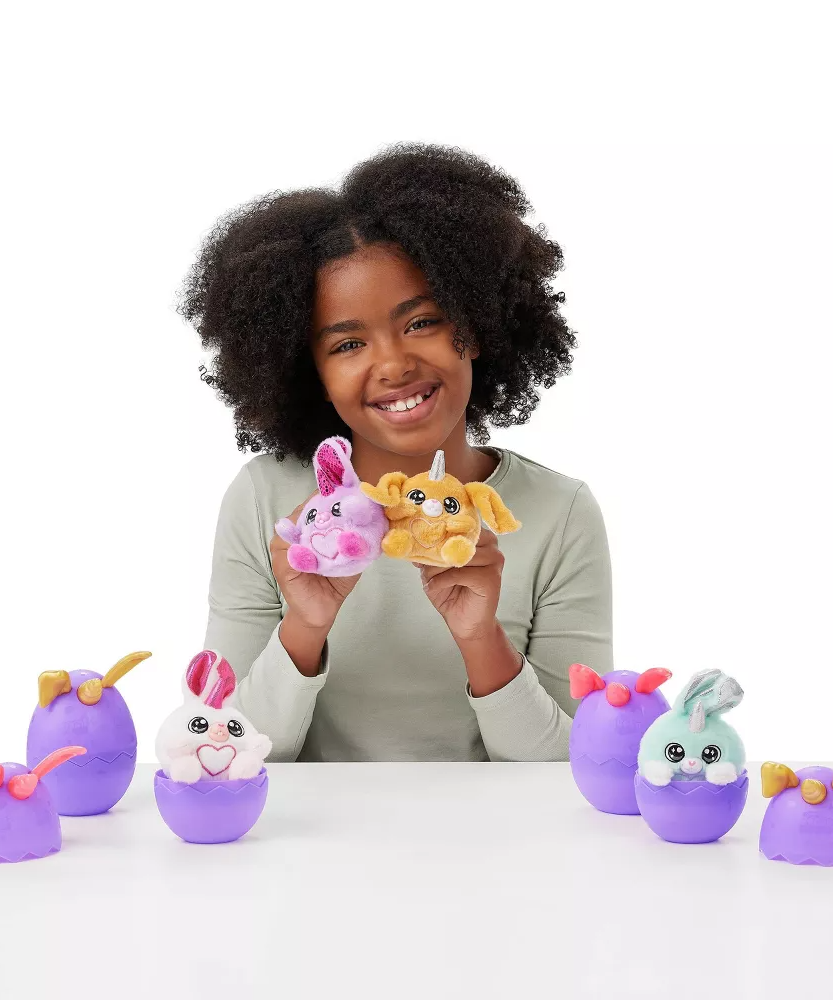 Zuru Rainbocorns Bunnycorn Surprise! - 4 Surprises Inside, Collect All 6 for Ages 3+ | Collectible Plush Pets for Boys & Girls