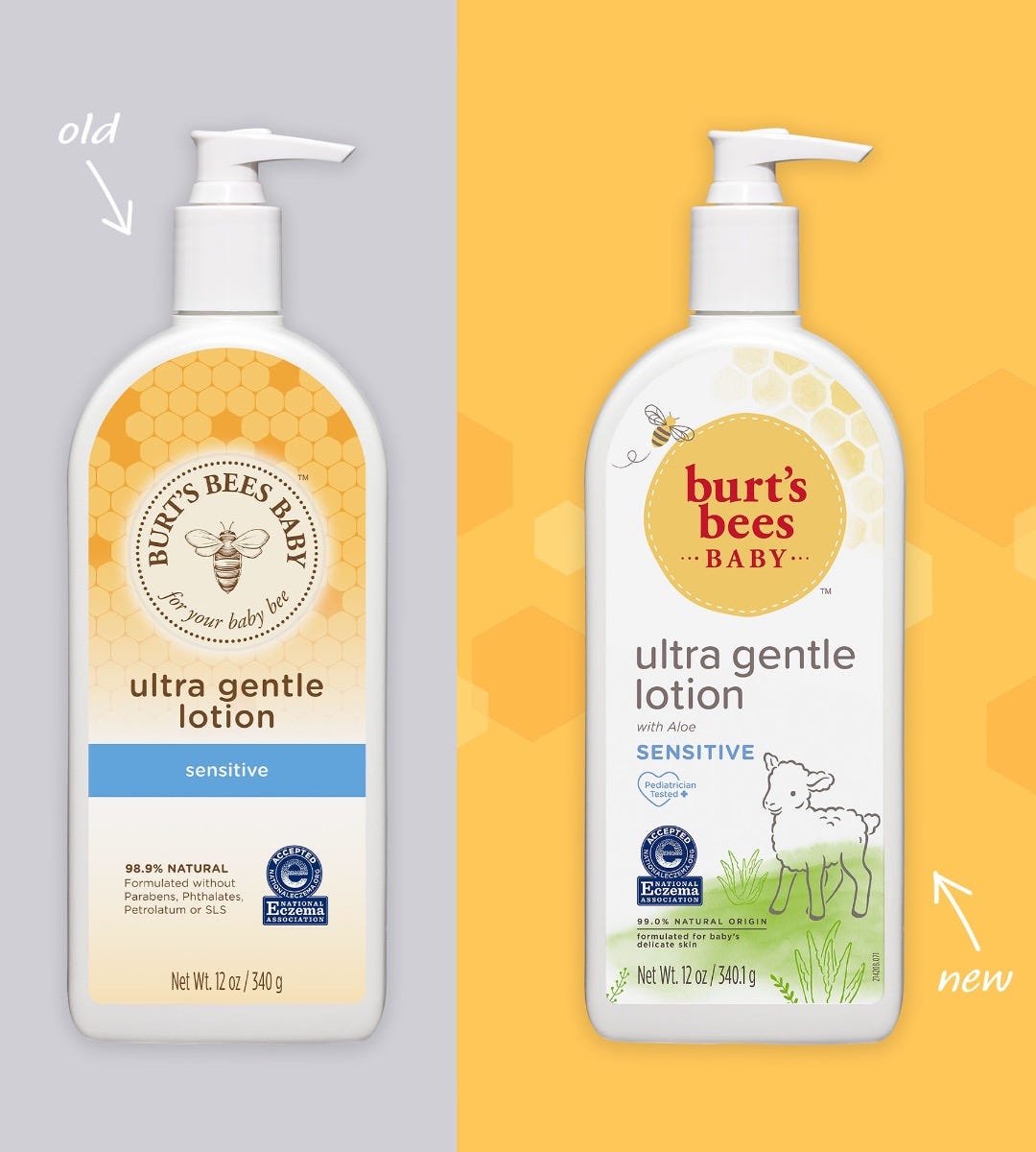 Burt's Bees Baby Ultra Gentle Lotion with Aloe – 99% Natural Moisturizer for Baby’s Sensitive Skin – Quick-Absorbing with Shea Butter & Jojoba – Pediatrician-Tested, Hypoallergenic Baby Lotion | Made in USA – 340.1g