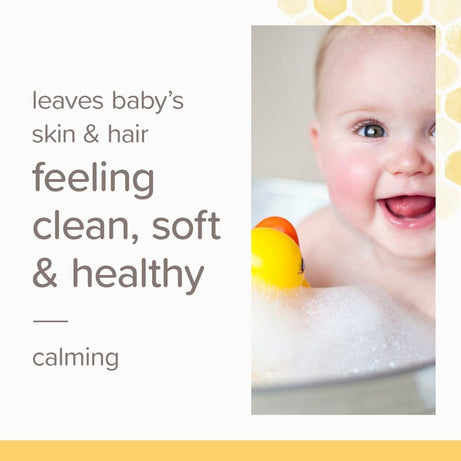 Burt’s Bees Baby Shampoo & Wash with Lavender Scent - Calming & Tear-Free | 621ml | Gentle, Plant-Based, Hypoallergenic Baby Wash for Relaxing Bedtime