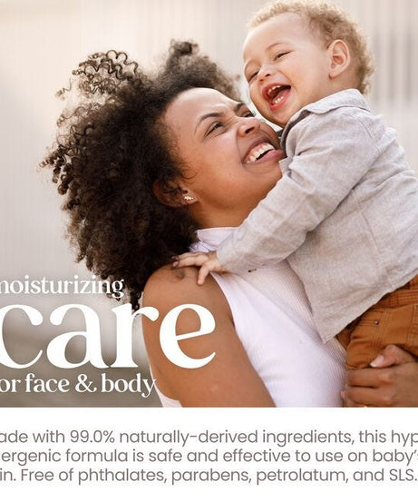 Burt's Bees Baby Ultra Gentle Lotion with Aloe – 99% Natural Moisturizer for Baby’s Sensitive Skin – Quick-Absorbing with Shea Butter & Jojoba – Pediatrician-Tested, Hypoallergenic Baby Lotion | Made in USA – 340.1g