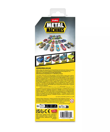 Zuru Metal Machines Die Cast Cars 5-Pack (Assorted - Images are for reference same will not be come) - Durable 1:64 Scale Multicolour Vehicle Set for Kids Aged 3 and Up - Perfect for Collecting and Interactive Play - MINIMEE KIDS