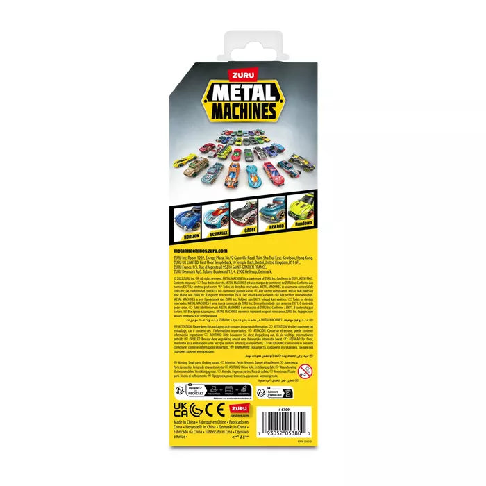 Zuru Metal Machines Die Cast Cars 5-Pack (Assorted - Images are for reference same will not be come) - Durable 1:64 Scale Multicolour Vehicle Set for Kids Aged 3 and Up - Perfect for Collecting and Interactive Play - MINIMEE KIDS
