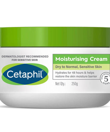 Cetaphil Moisturising Cream for Dry to Normal, Sensitive Skin - 250g - MINIMEE KIDS