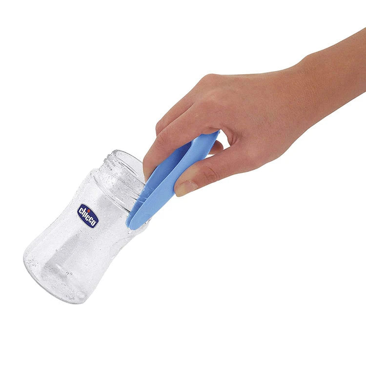 Chicco Brush Set 3-in-1 - Complete Cleaning Kit for Bottles, Teats, and Accessories | Hygienic Nylon Bristles, Specialized Teat Brush, and Convenient Pliers