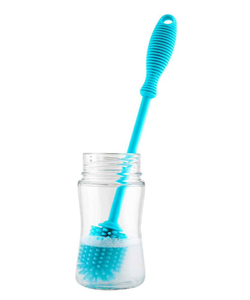 Chicco Silicone Bottle Brush 0m+ | Perfect for Cleaning Feeding Bottles, Scratch-Free, Hygienic, Soft Silicone, BPA-Free