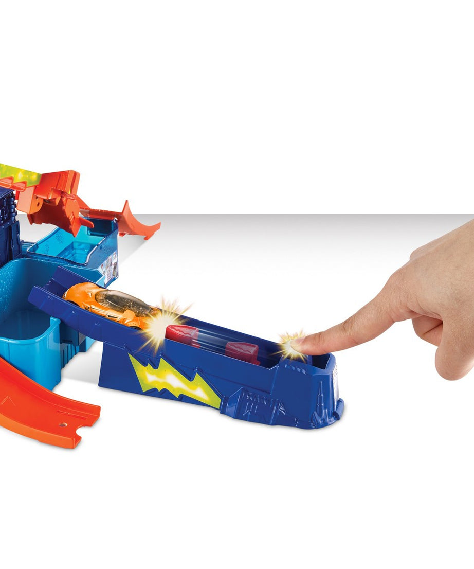 Hot Wheels City Color Shifters - Color Splash Science Lab - Color Changing Action Unassembled track set for 4+ years