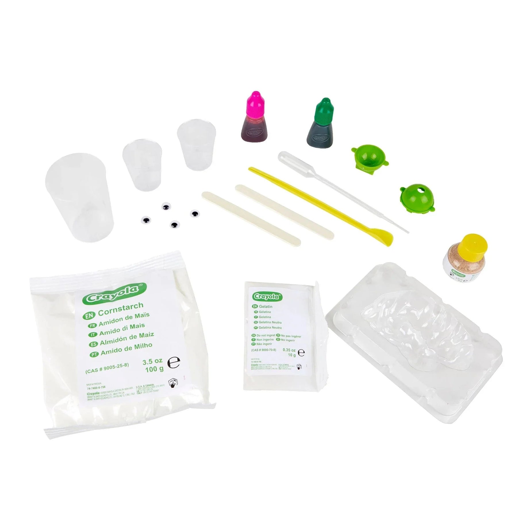 Crayola Gross Science Kit for Kids – STEAM Learning Set with 20 Experiments | Slimy, Gooey, Gross Fun for Ages 8+ | Educational Toy for Boys & Girls