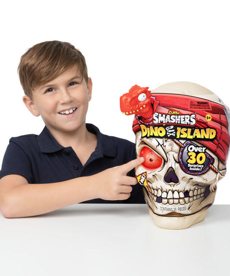 Zuru Smashers Dino Island - 28 Pieces Pirate Adventure Dino Toy for Kids 5+ with Sand, Slime & Over 30 Surprises - MINIMEE KIDS