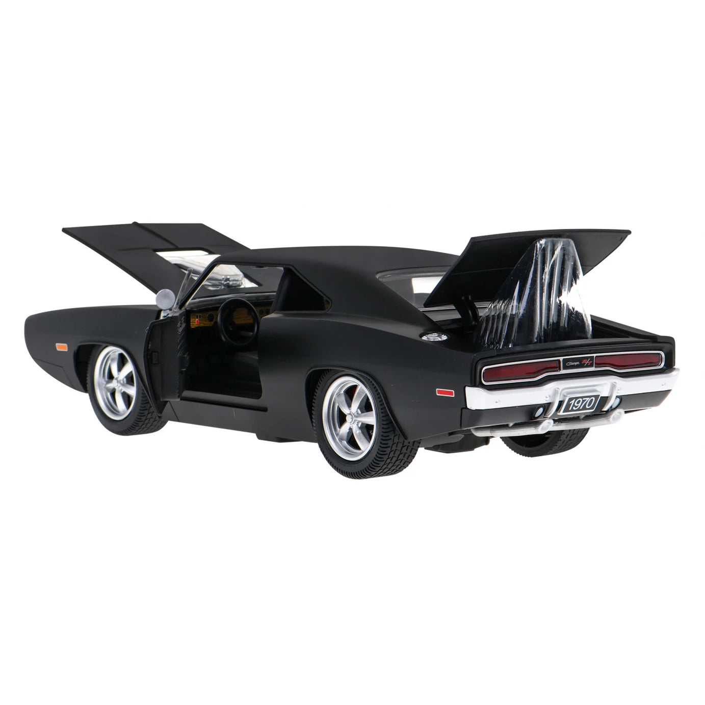 Rastar 1970 Dodge Charger R/T 1/16 Scale Licensed RC Car – Fast & Furious Remote Control Toy with Engine, Openable Doors, LED Lights & 2.4GHz Racing System for Kids & Collectors | 6+ Years
