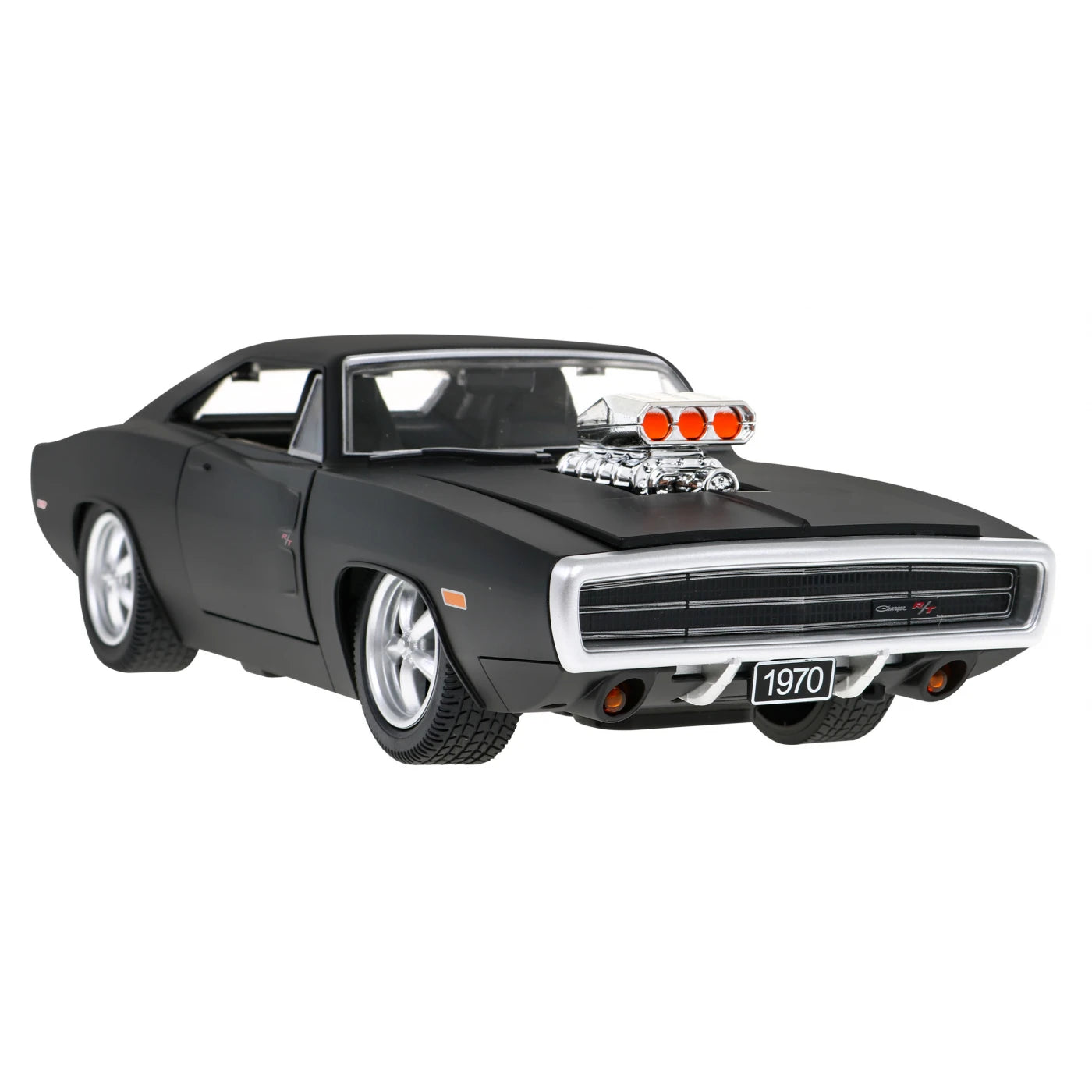 Rastar 1970 Dodge Charger R/T 1/16 Scale Licensed RC Car – Fast & Furious Remote Control Toy with Engine, Openable Doors, LED Lights & 2.4GHz Racing System for Kids & Collectors | 6+ Years
