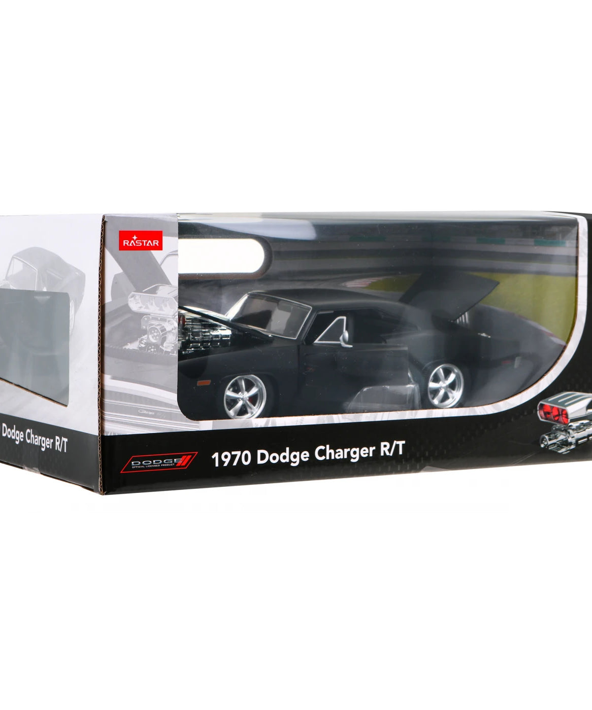 Rastar 1970 Dodge Charger R/T 1/16 Scale Licensed RC Car – Fast & Furious Remote Control Toy with Engine, Openable Doors, LED Lights & 2.4GHz Racing System for Kids & Collectors | 6+ Years - MINIMEE KIDS