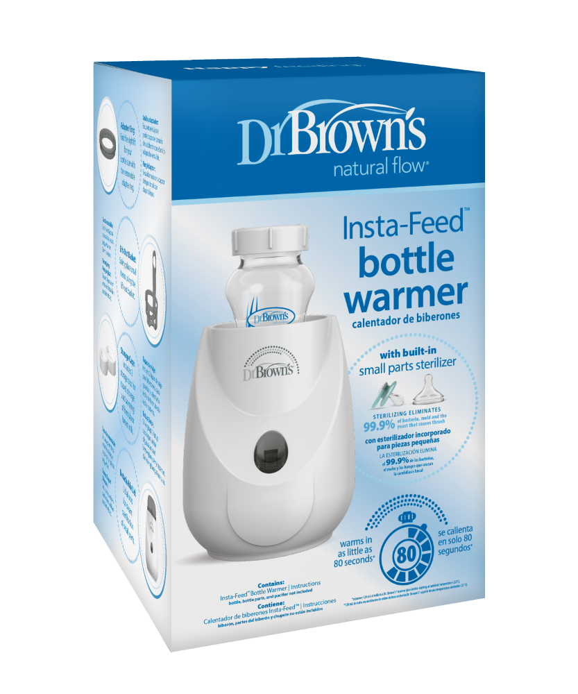 Dr. Brown's Insta Feed Bottle Warmer with Built-In Small Parts Sterilizer - MINIMEE KIDS