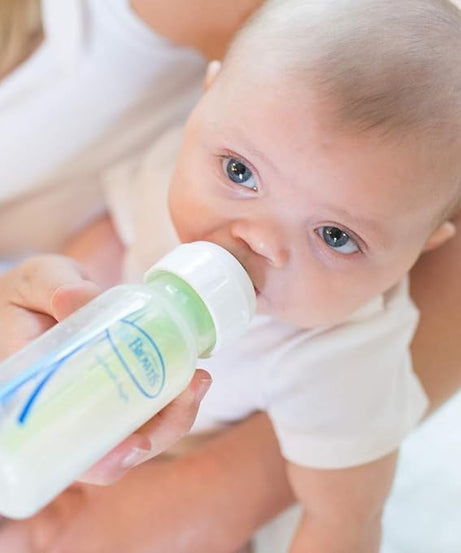 Dr. Brown’s Natural Flow Options+ Narrow Neck Anti-Colic Baby Bottle – 120ml | Level 1 Teat for Newborns | BPA-Free | Use With or Without Vent System | Reduces Gas, Spit-Up & Colic