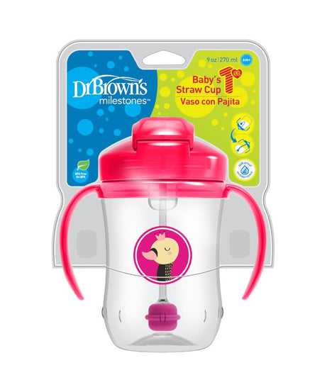 Dr Brown's Baby's 1st Straw Cup from 6 Months and Above - 270ml