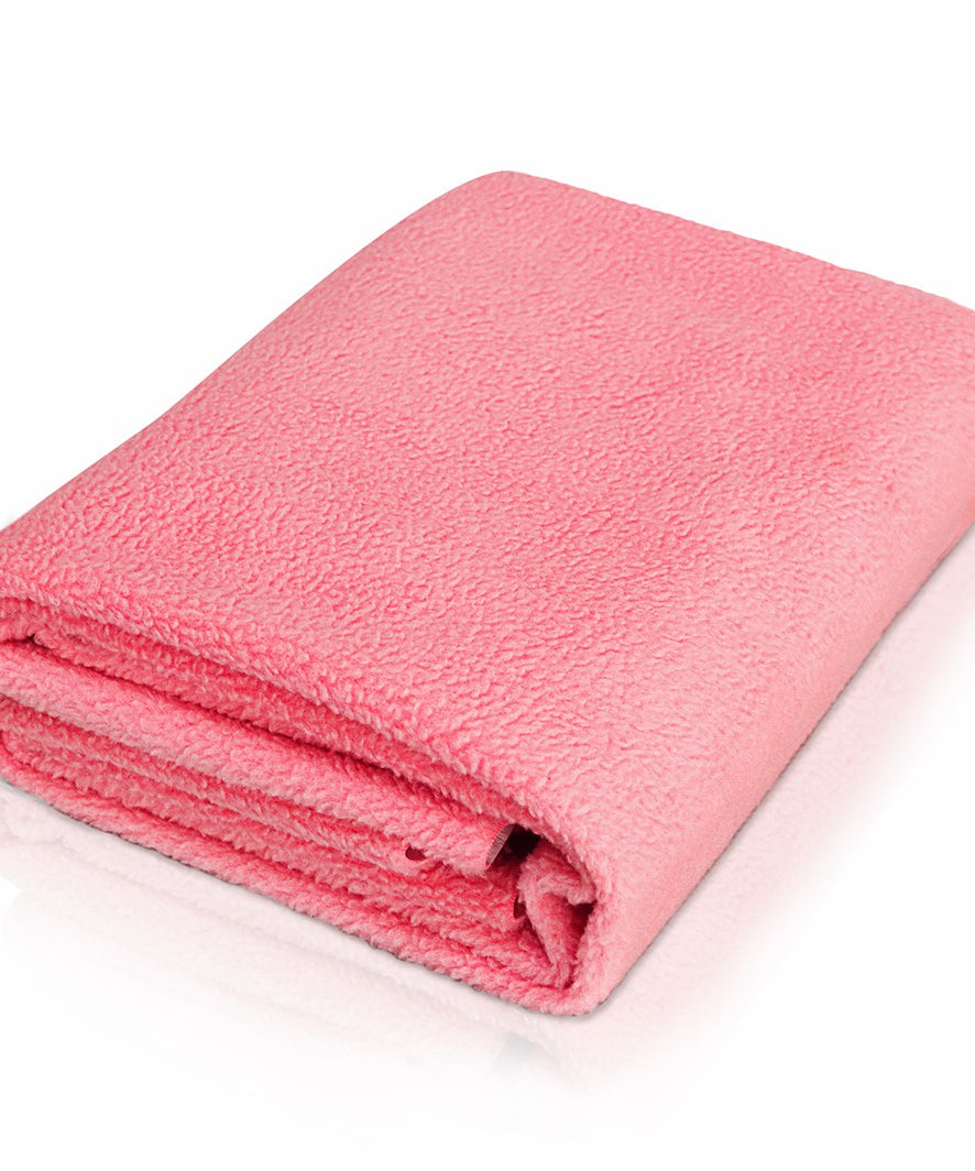 Quick Dry Baby Bed Protector 50x70cm | Soft, Waterproof, Reusable & Hygienic Sheet - Salmon Rose - MINIMEE KIDS