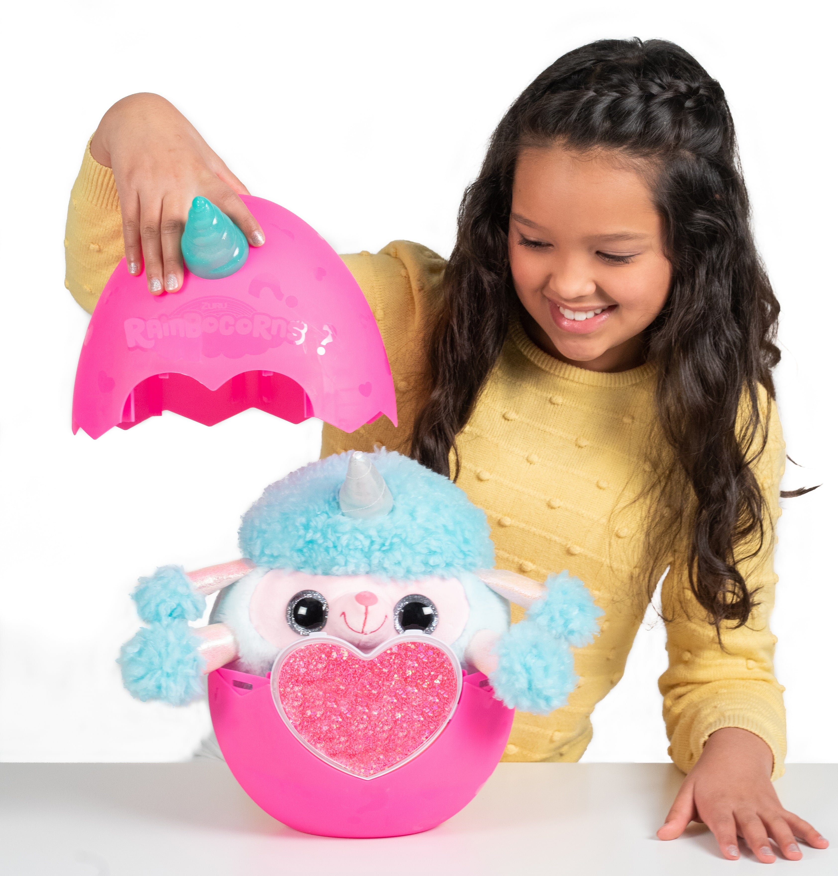 Zuru Rainbocorns Fairycorn Surprise - Magical Plush Toy with Wearable Fairy Wings, Fun Surprises Inside, for Girls Ages 3+