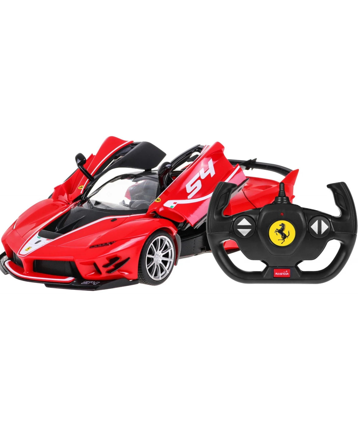 RASTAR R/C 1:14 Ferrari FXX K Evo – Officially Licensed Remote Control Supercar with Working Lights, Manually Opening Doors & Realistic Ferrari Styling – Red | Perfect Gift for Kids 6 Years & Above - MINIMEE KIDS