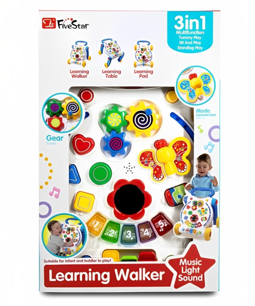 FiveStar Learning Walker 3 in 1 Multi-Function Learning Table & Pad - 10% OFF - MINIMEE KIDS