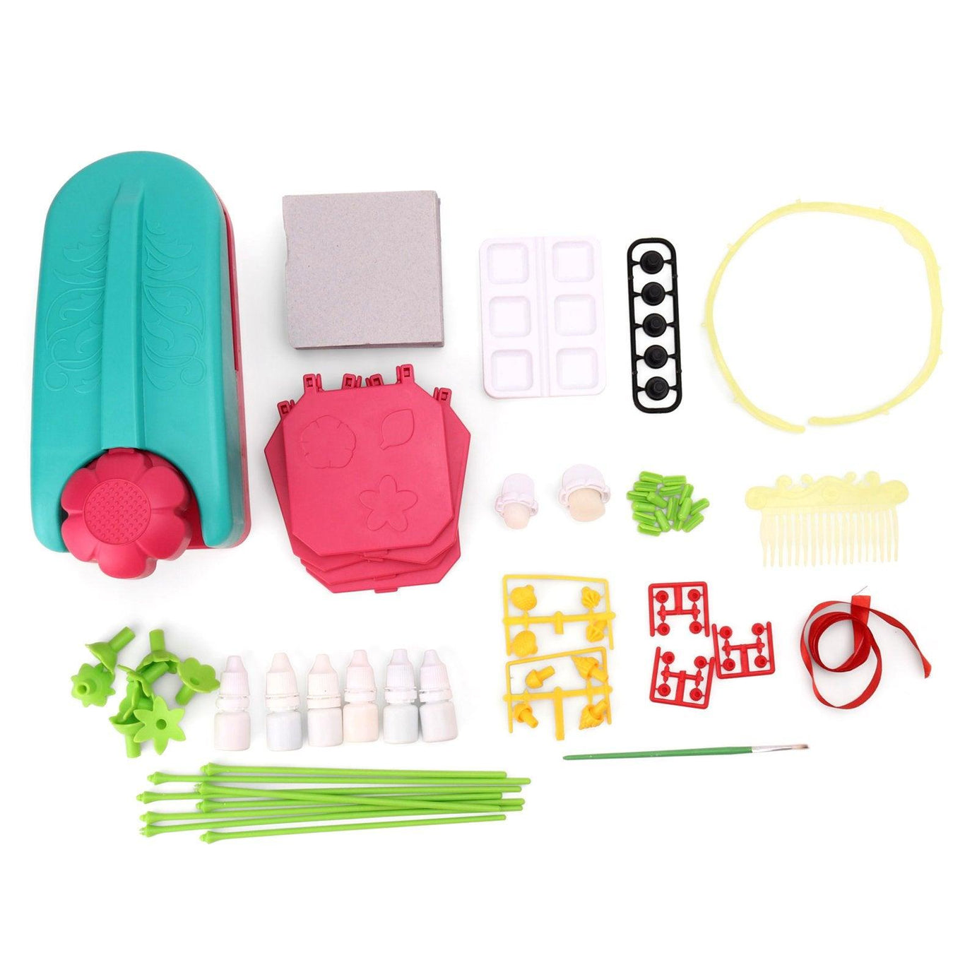 Funskool Handycrafts Blooming Flowers - Creative Paper Flower Making Kit for Kids Ages 8+ | Includes Tiara, Comb, and Floral Decorations