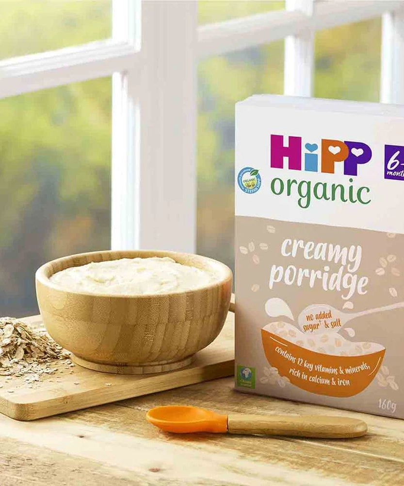 HiPP Organic Creamy Porridge for Babies 6 Months & Above | Smooth and Nutritious Baby Cereal | 160g - MINIMEE KIDS