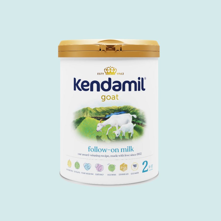 Kendamil Goat Follow-On Milk (Stage 2) | Gentle A2 Goat Milk Formula for Growing Babies (6-12 Months) | Palm Oil-Free & Vegetarian-Friendly | 800g, UK Made