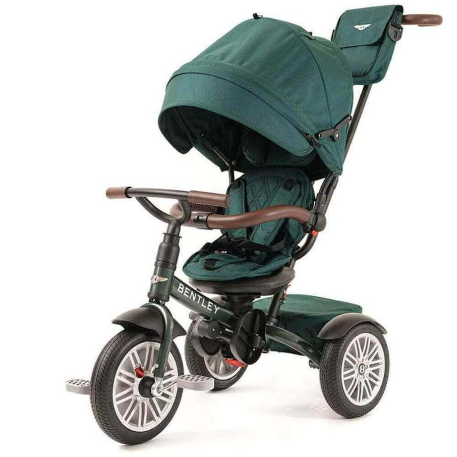 Bentley Mulliner 6-in-1 Convertible Baby Tricycle and Stroller – Luxury Baby Ride with Multiple Modes and Premium Design - MINIMEE KIDS