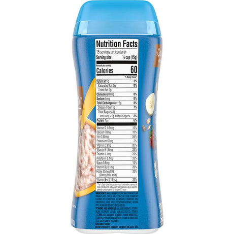 Gerber Hearty Bits Multigrain Banana Apple Strawberry Cereal - 227g | Whole Grain Cereal, Non-GMO, Iron & Essential Nutrients for Toddlers (12+ Months)