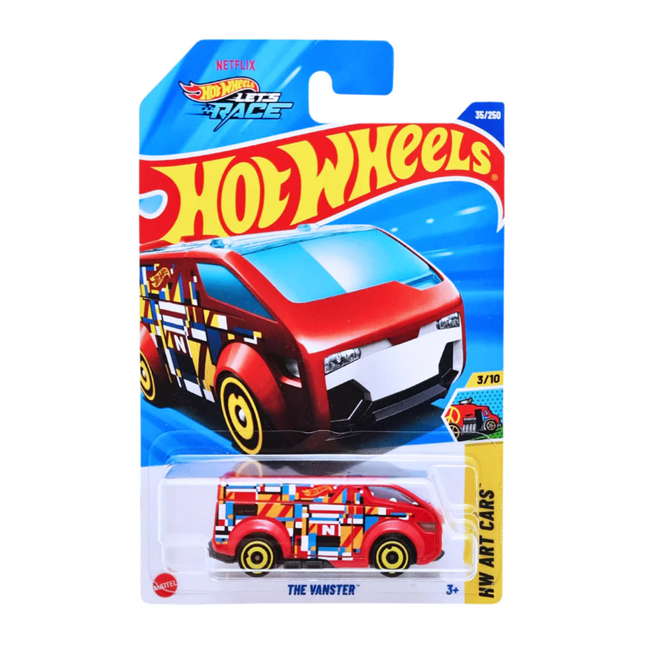 Hot Wheels The Vanster | 2025 HW Art Cars & Netflix 'Let's Race' Series | Die-Cast Van | MiniMee Kids India