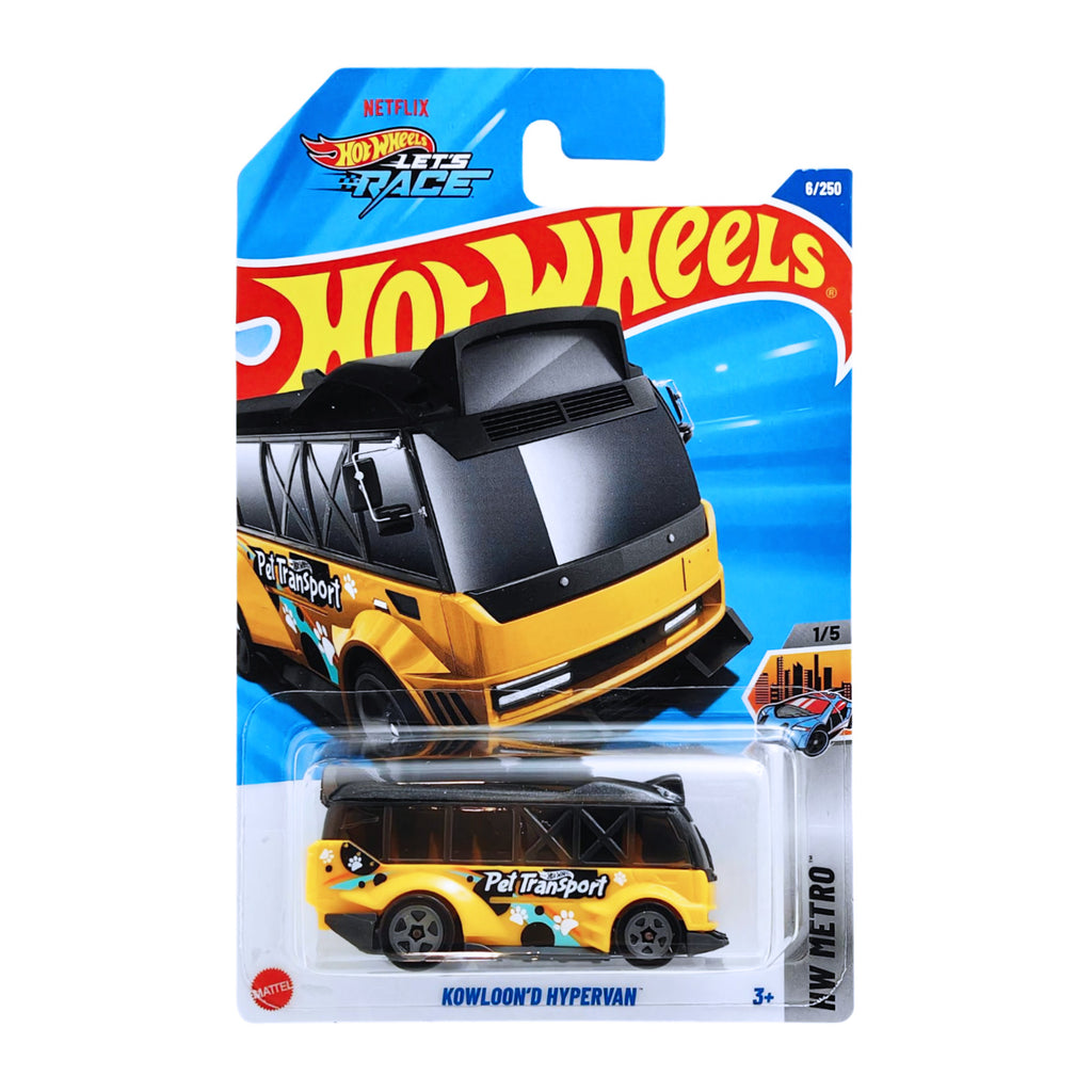 Hot Wheels Kowloon'd Hypervan | 2025 HW Metro & Netflix 'Let's Race' Series | Die-Cast Van | Minimee Kids India
