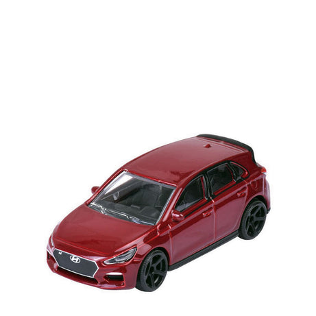 Majorette Street Cars Hyundai i30 N | Officially Licensed Red Die-Cast Metal Hot Hatch | Realistic 1:64 Scale Model for Kids and Collectors Aged 3+