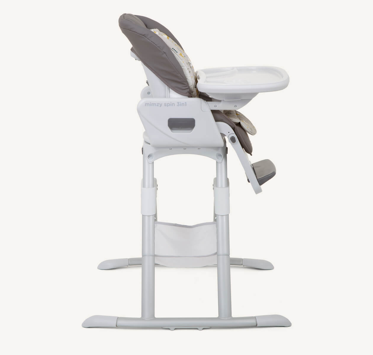 Joie Mimzy Spin 3in1 Highchair | 360° One-Hand Activated Swivel Seat | Newborn to 15kg | 5 Tilt & 5 Height Positions | Compact Standing Fold | Premium Baby Feeding Chair - MINIMEE KIDS