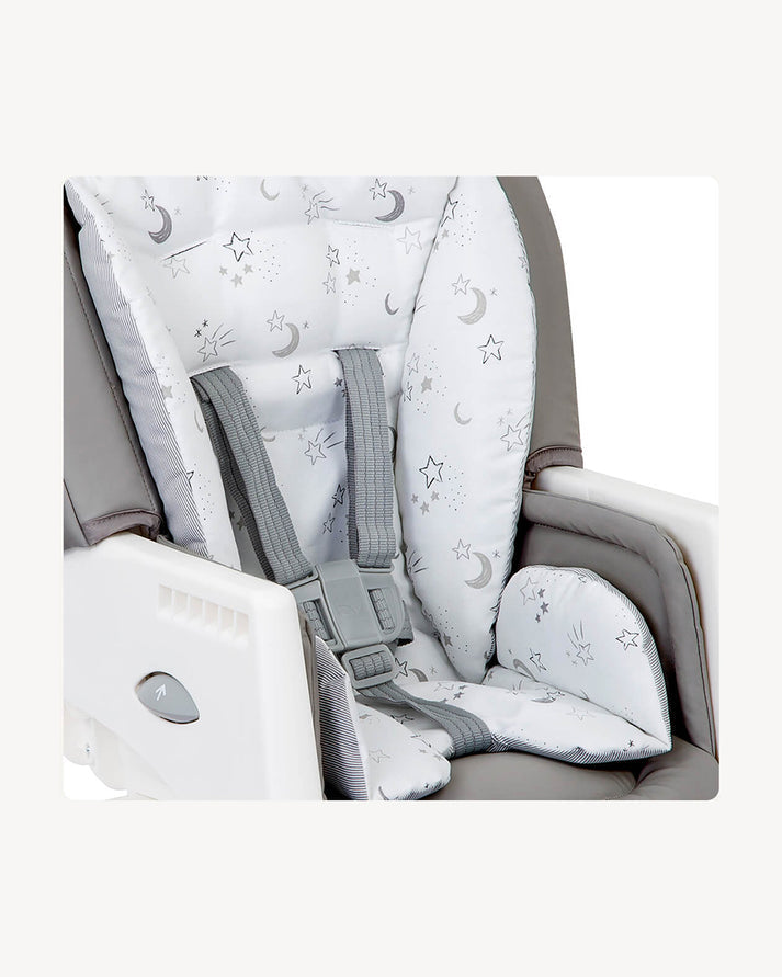 Joie Multiply 6-in-1 Convertible Highchair | Baby to Toddler Booster & Play Table | Adjustable Height & Recline | 6m-6y - Starry Night