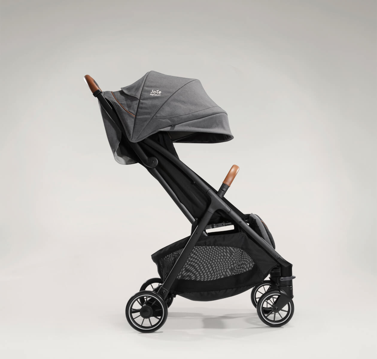 Joie Signature Parcel - Carbon - Versatile 3-in-1 Compact Stroller, Supports up to 22kg