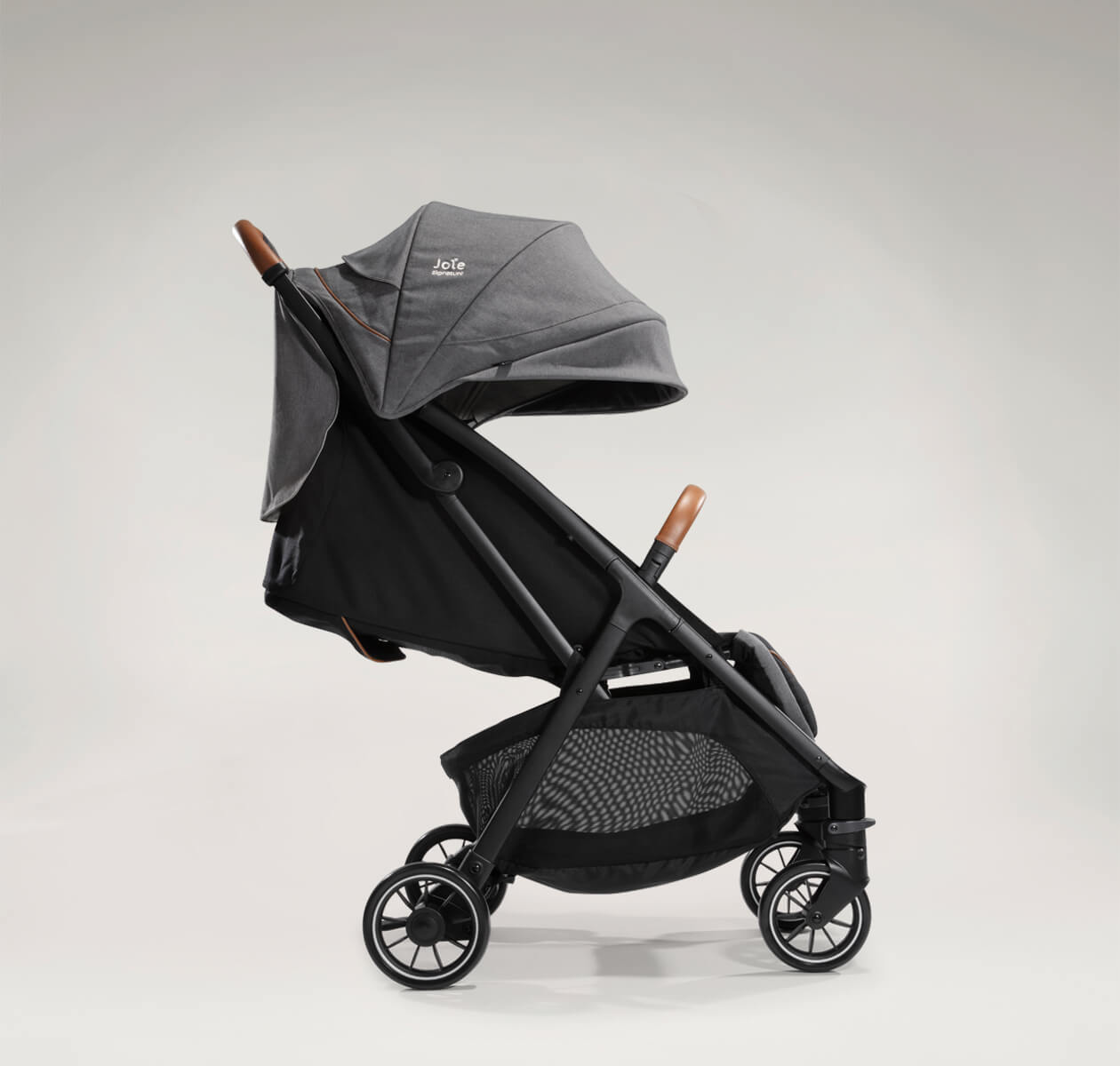 Joie Signature Parcel - Carbon - Versatile 3-in-1 Compact Stroller, Supports up to 22kg