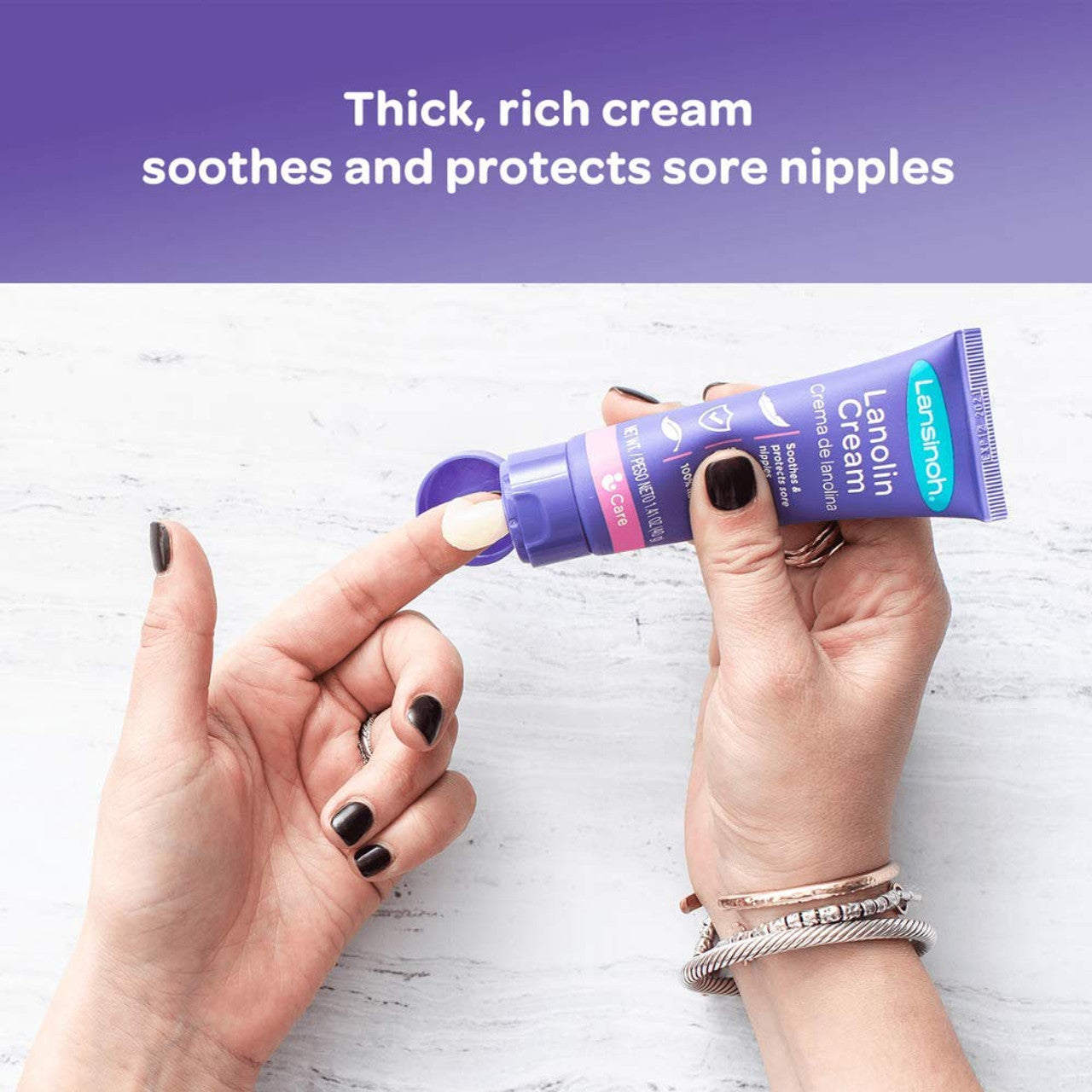 Lansinoh HPA Lanolin Nipple Cream for Breastfeeding | 100% Natural, Hypoallergenic & Safe for Baby | Soothes Sore & Cracked Nipples | No Removal Needed Before Nursing | Available in 10ml & 40g - MINIMEE KIDS