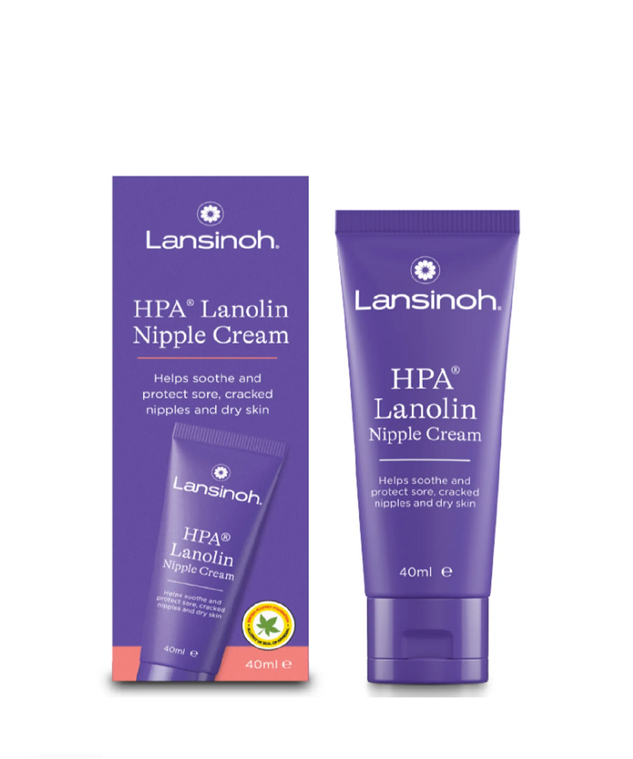 Lansinoh HPA Lanolin Nipple Cream for Breastfeeding | 100% Natural, Hypoallergenic & Safe for Baby | Soothes Sore & Cracked Nipples | No Removal Needed Before Nursing | Available in 10ml & 40g - MINIMEE KIDS
