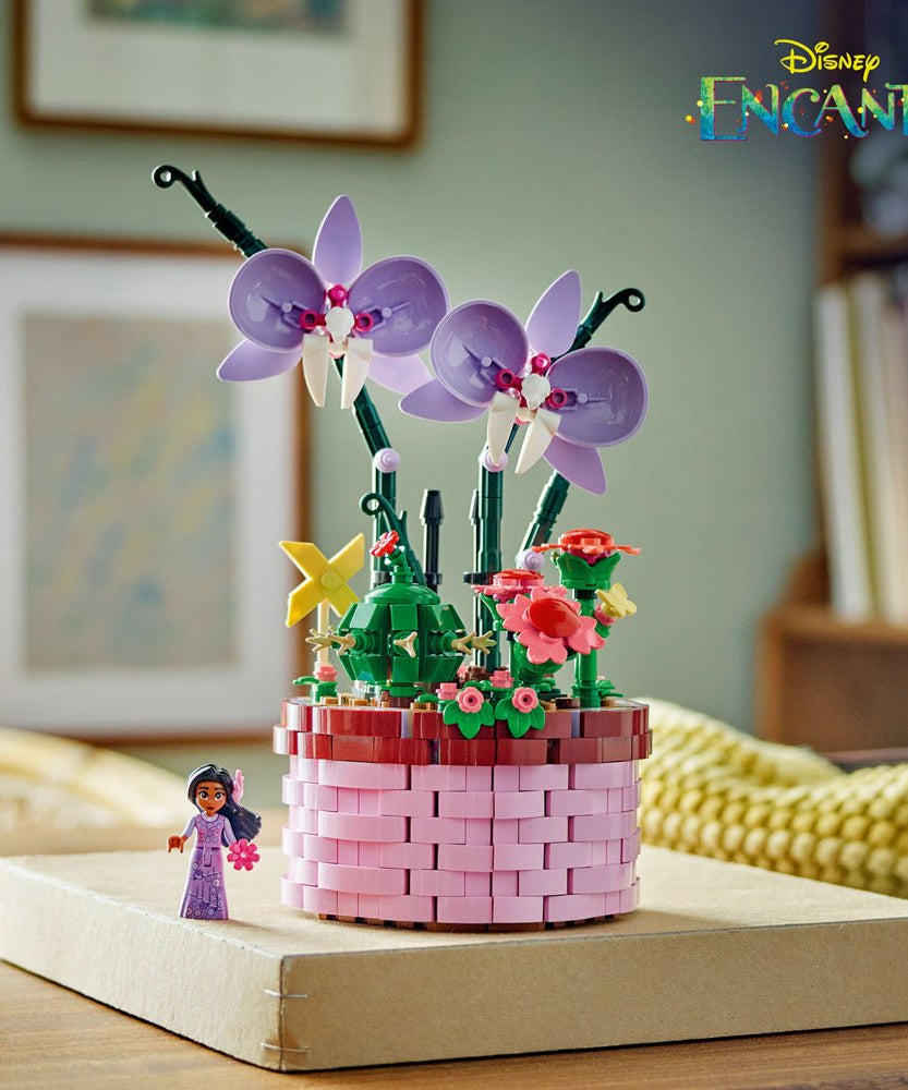LEGO Disney 43237 Encanto Isabela’s Flowerpot | 641 Pieces | Buildable Play and Display Toy with Hidden Room, Isabela Mini-Doll, Orchid and Cactus LEGO Flowers | Gift for Kids Aged 9+