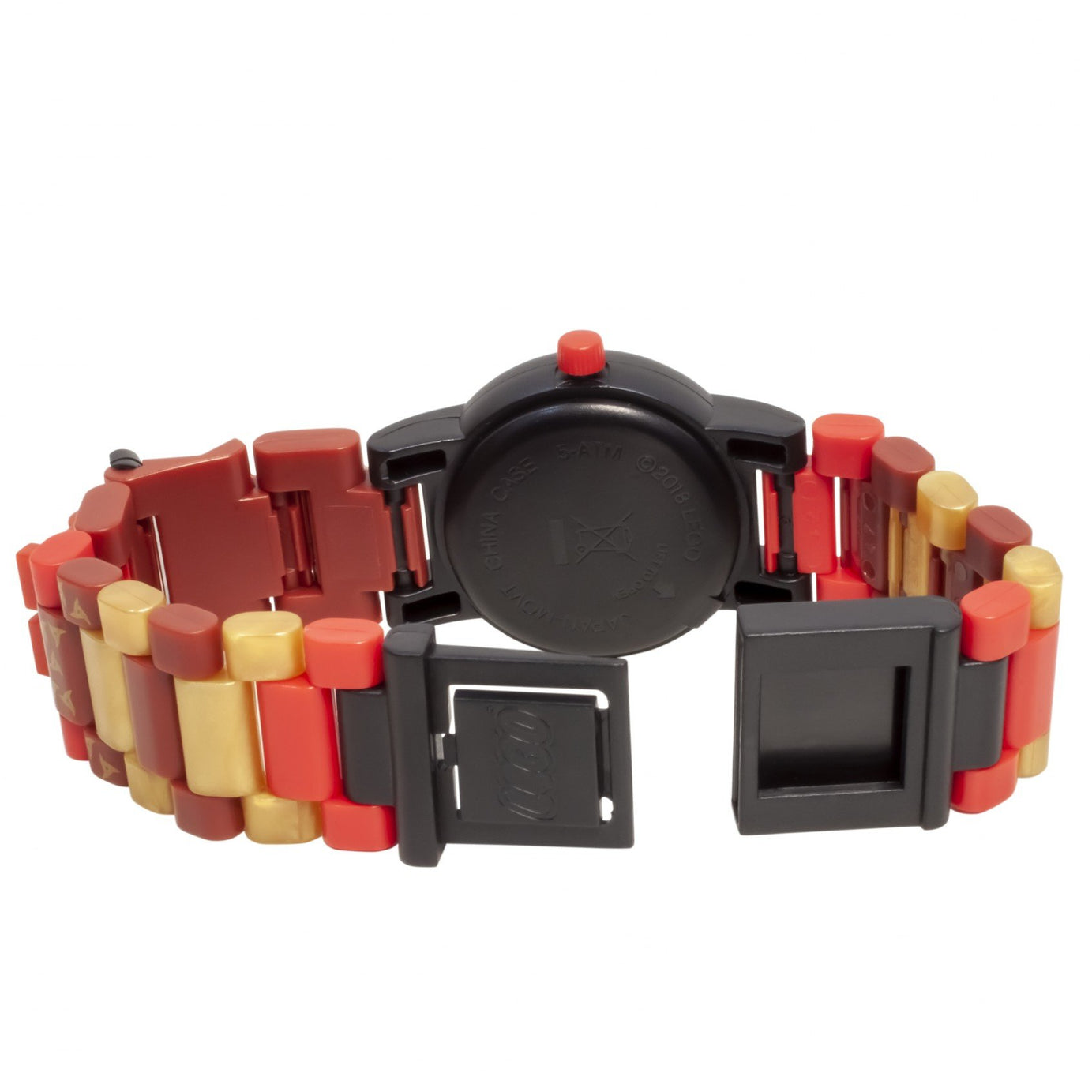 LEGO Ninjago 8021643 KAI Buildable Minifigure Link Watch, with Interchangeable Links, Analog Display, and Integrated Kai Minifigure, Water-Resistant Toy for Kids Aged 6+ (24 Pieces)