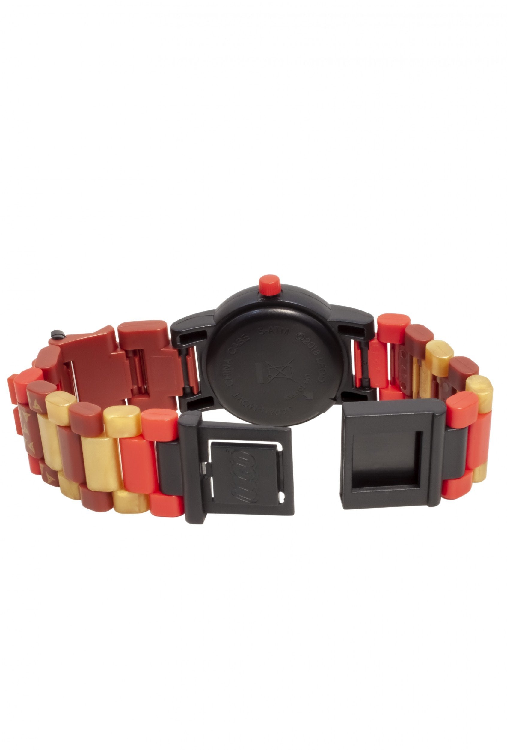 LEGO Ninjago 8021643 KAI Buildable Minifigure Link Watch, with Interchangeable Links, Analog Display, and Integrated Kai Minifigure, Water-Resistant Toy for Kids Aged 6+ (24 Pieces)